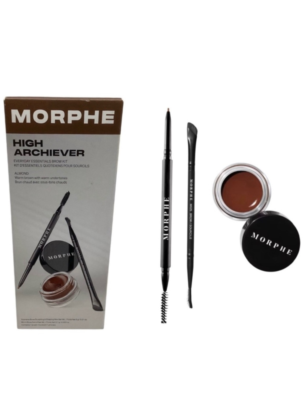 Morphe High Archiever Everyday Essentials Brow Kit (Almond) (NWT)